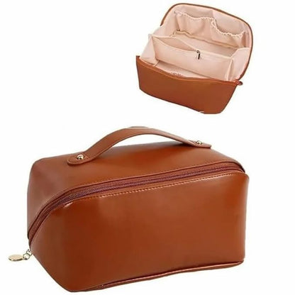 Premium Travel Cosmetic Pouch – Portable Makeup & Toiletry Organizer Bag