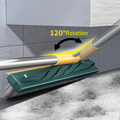 2-in-1 Multipurpose Cleaning Brush with Wiper — The Ultimate Dual-Action Cleaning Tool for Home