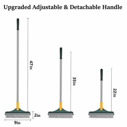 2-in-1 Multipurpose Cleaning Brush with Wiper — The Ultimate Dual-Action Cleaning Tool for Home