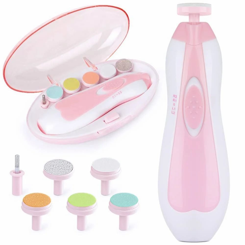 Electric Baby Nail Trimmer Set – Safe, Silent & Multifunctional Grooming Kit for Babies and Parents