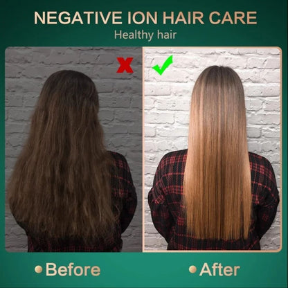 Hair Straightener Comb + 1 FREE Microfiber Hair Wrap Towel (Salon-at-Home Kit)