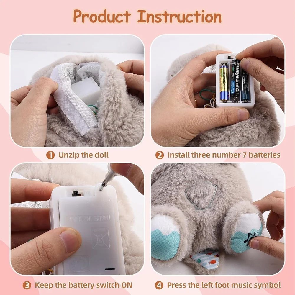 Breathing Relaxation Teddy – Natural Sleep Aid for Babies & Adults
