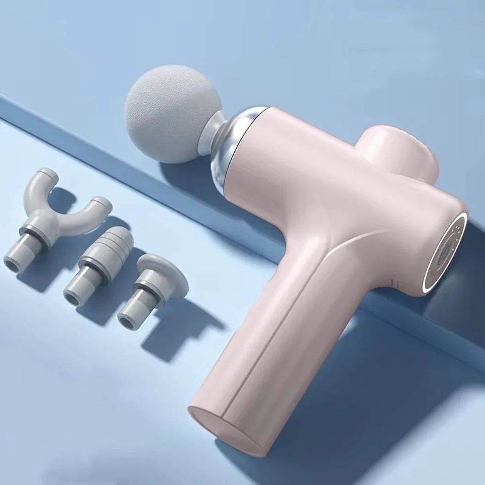Massage Gun – Deep Tissue Muscle Relaxation with 4 Interchangeable Heads