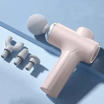 Massage Gun – Deep Tissue Muscle Relaxation with 4 Interchangeable Heads