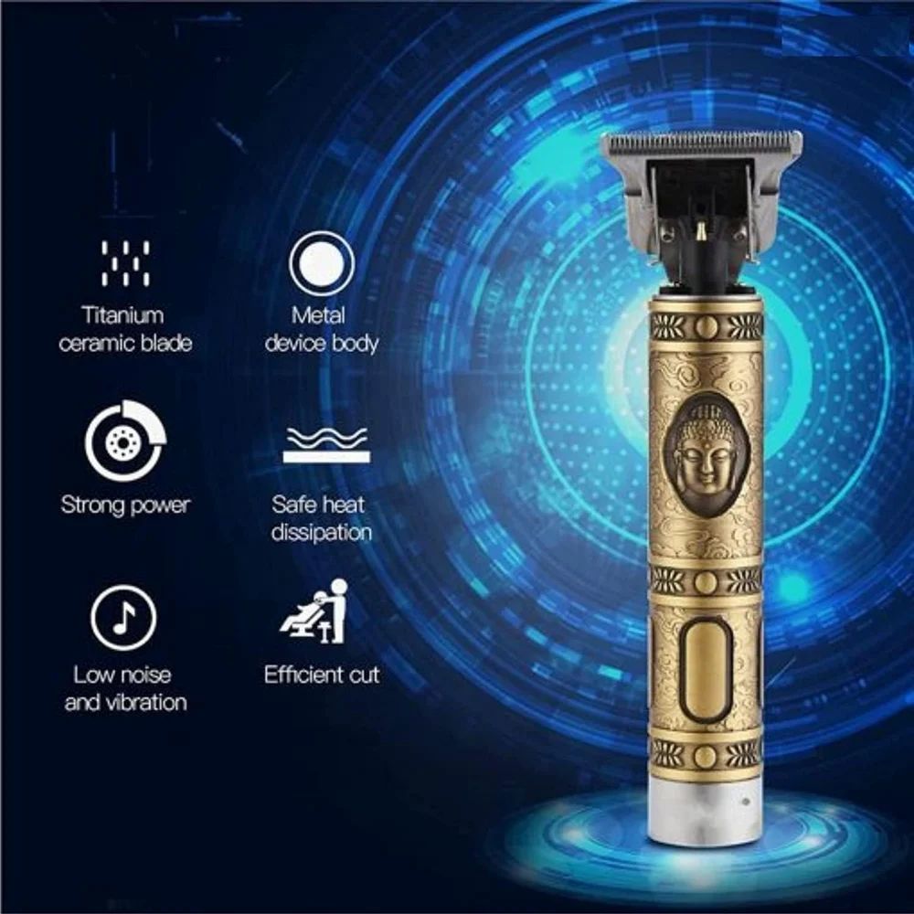 Professional Vintage Hair Trimmer with FREE Microfiber Cleaning Cloth