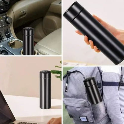 Smart LED Temperature Display Flask | Vacuum Insulated Stainless Steel Hot & Cold Bottle (500ml)