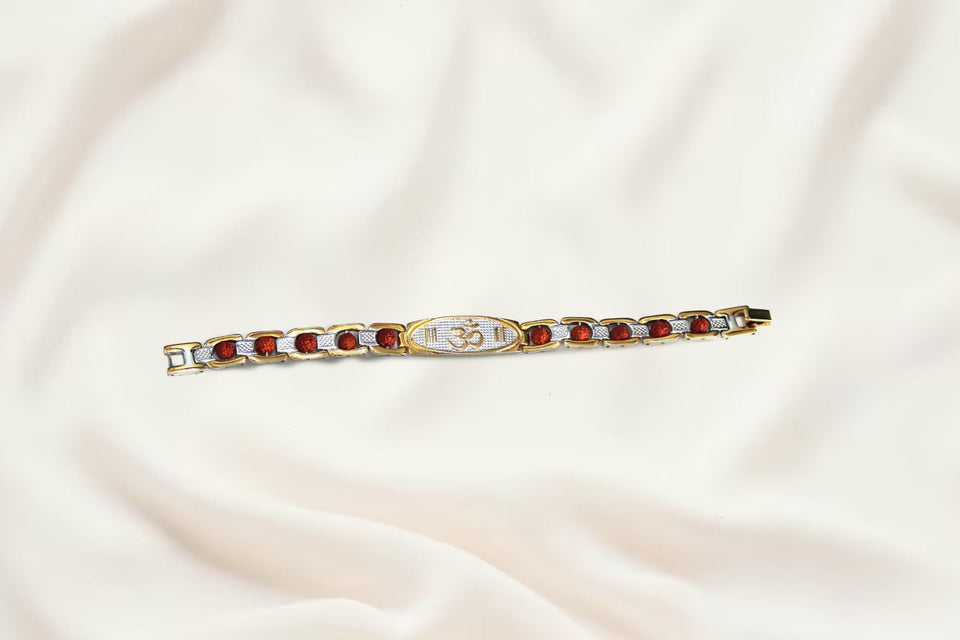 Om Rudraksha Bracelet