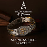 Om Bracelet for Men – Watch-Style Adjustable Spiritual Wristwear