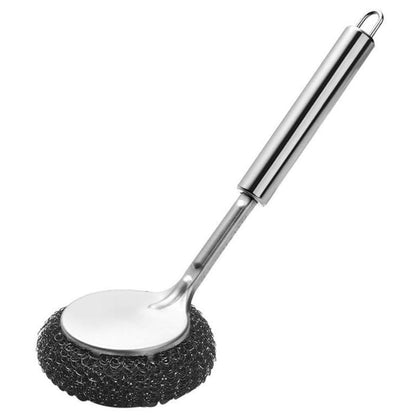 SteelPro Dish Scrubber with Handle