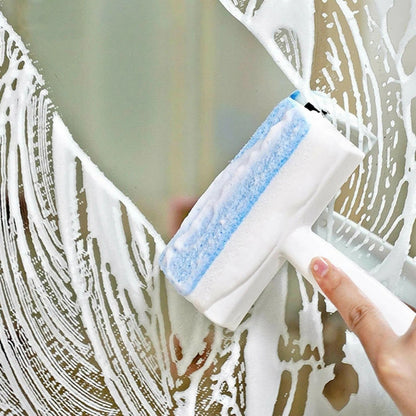 2-in-1 Glass Wiper & Brush