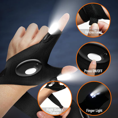 LED Flashlight Gloves