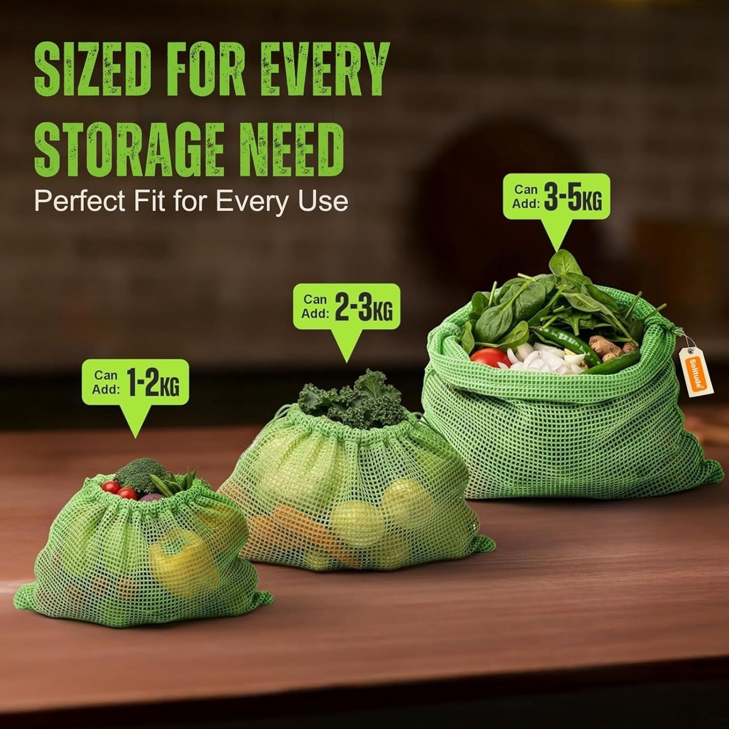 EcoFresh Cotton Vegetable Bags