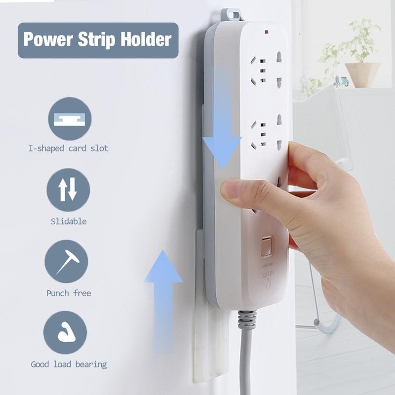 Wall Mounted Power Strip Holder