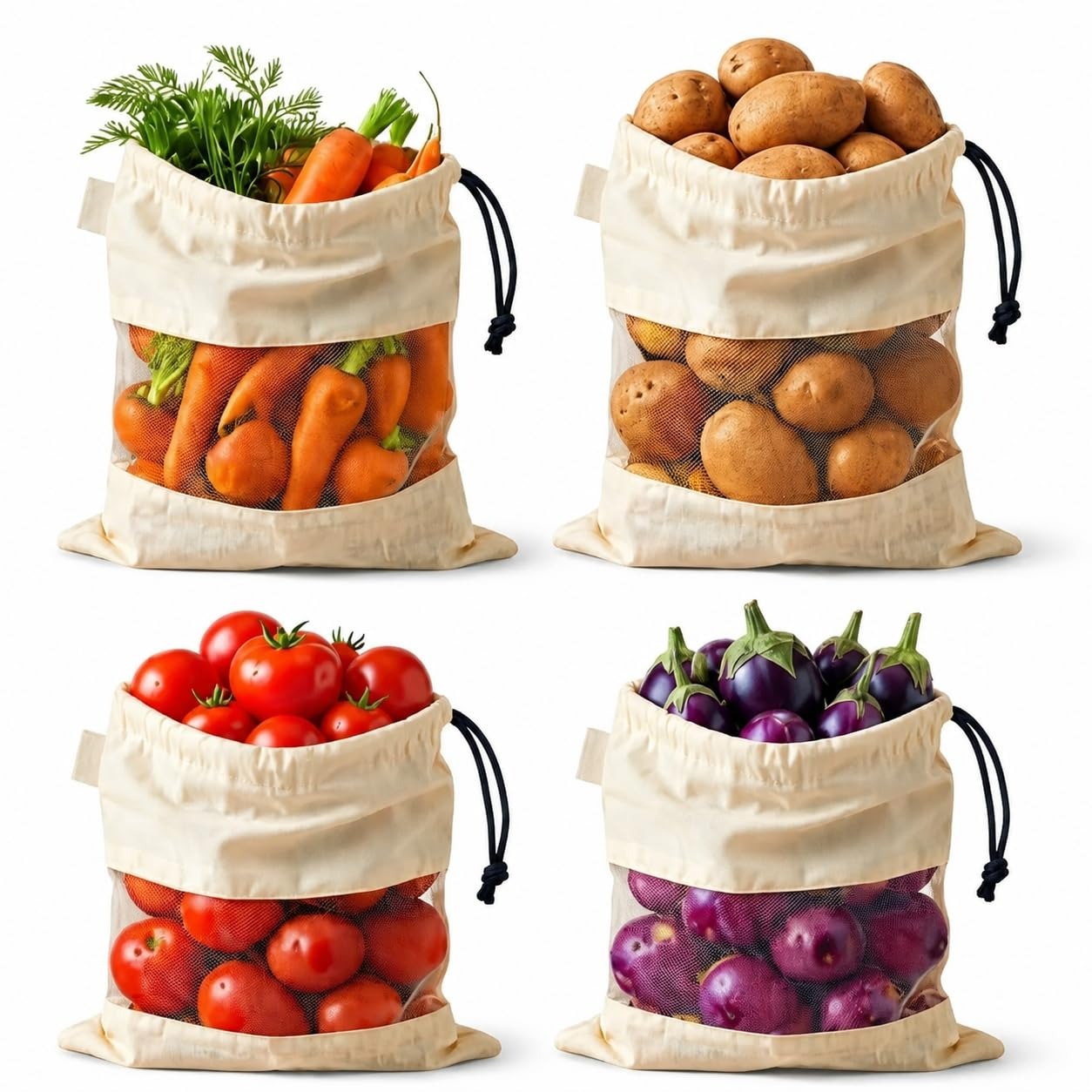 FreshNest Vegetable Storage Bags