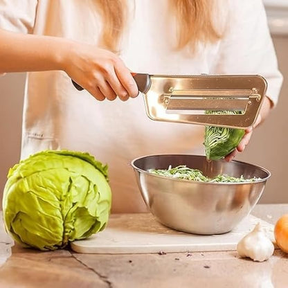 Stainless Steel 2-In-1 Blade Vegetable Shredder