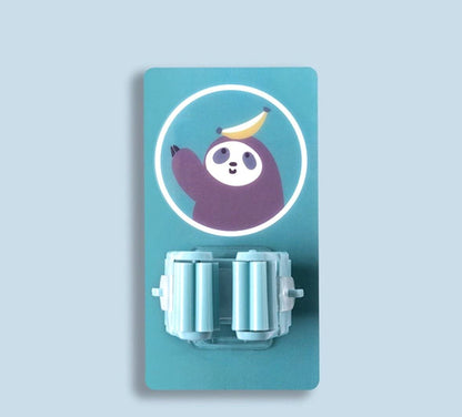 Cute Self-Adhesive Mop & Broom Holder (Pack of 2)