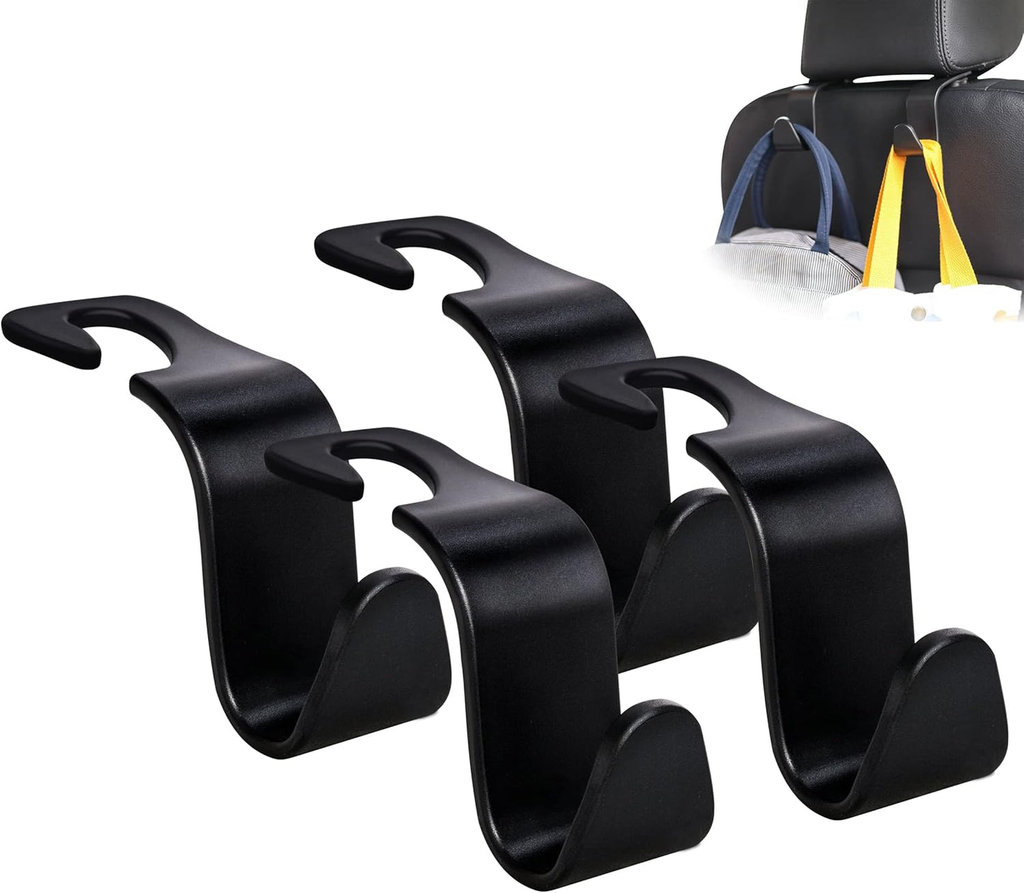 Car Seat Headrest Hook (Pack of 4)