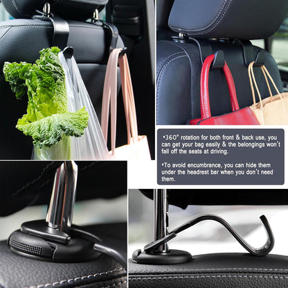 Car Seat Headrest Hook (Pack of 4)