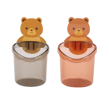 Cute Teddy Bear Kids Toothbrush Holder