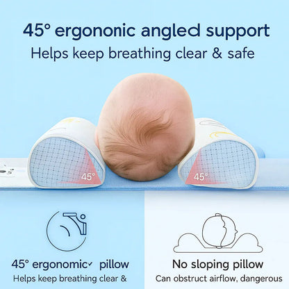 Baby Shaping Head Support Pillow – Soft, Breathable & Anti-Flat Head Pillow
