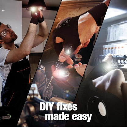 LED Flashlight Gloves