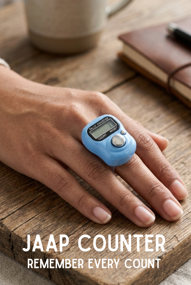 Digital Finger Jaap Counter with Adjustable Strap