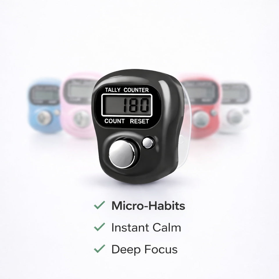 Digital Finger Jaap Counter with Adjustable Strap