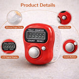 Digital Finger Jaap Counter with Adjustable Strap