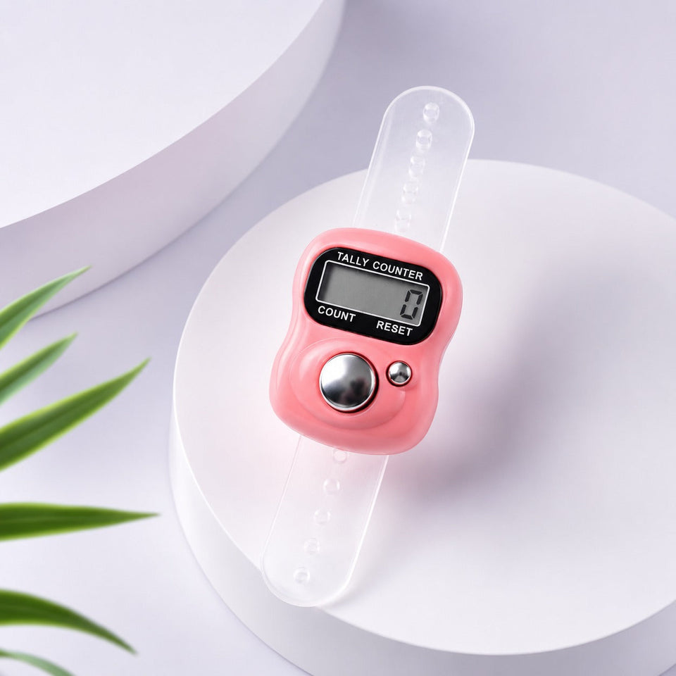 Digital Finger Jaap Counter with Adjustable Strap