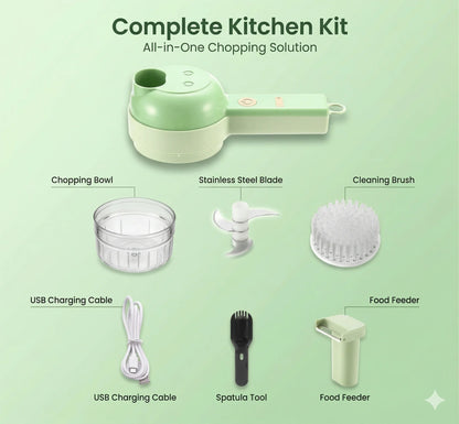 ElectricChopper™ – Portable Electric Chopper | Powerful Blades | Mess-Free Cooking