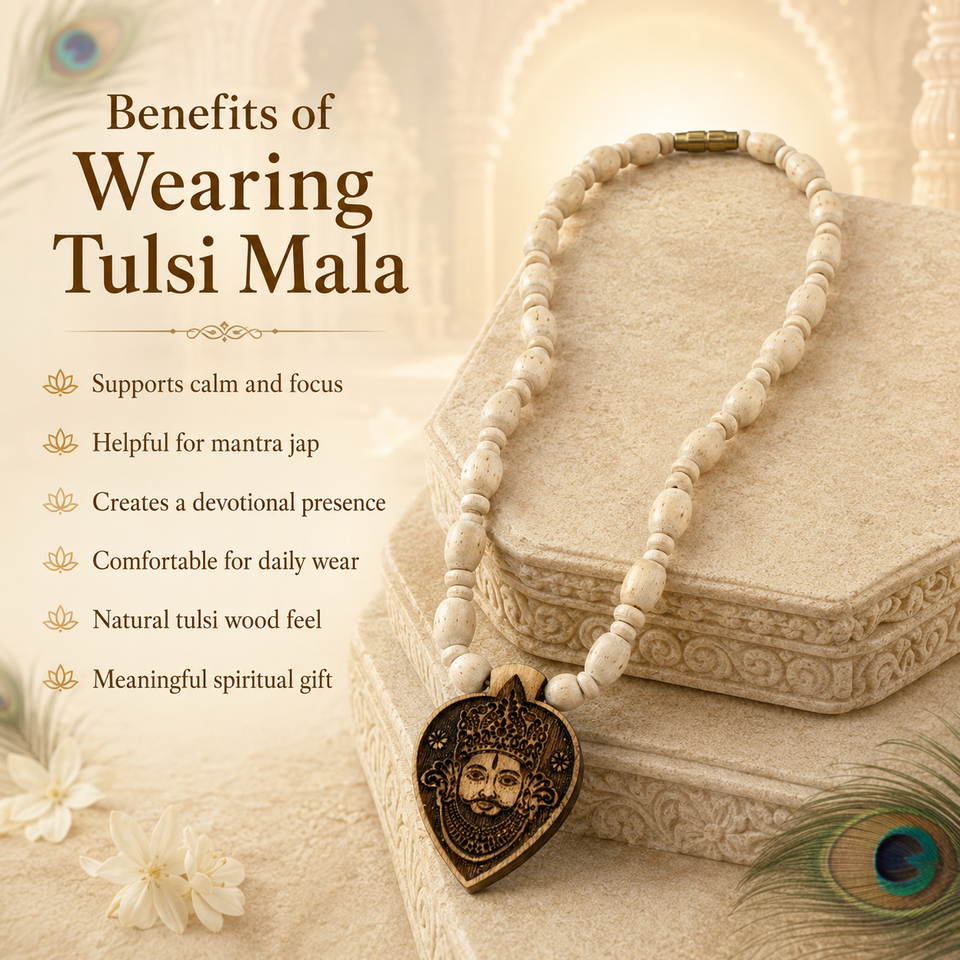 Khatu Shyam Ji Pendant Tulsi Mala