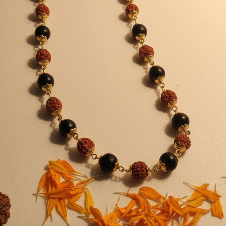 Kirtimukh & Karungali Rudraksha Beads Combo