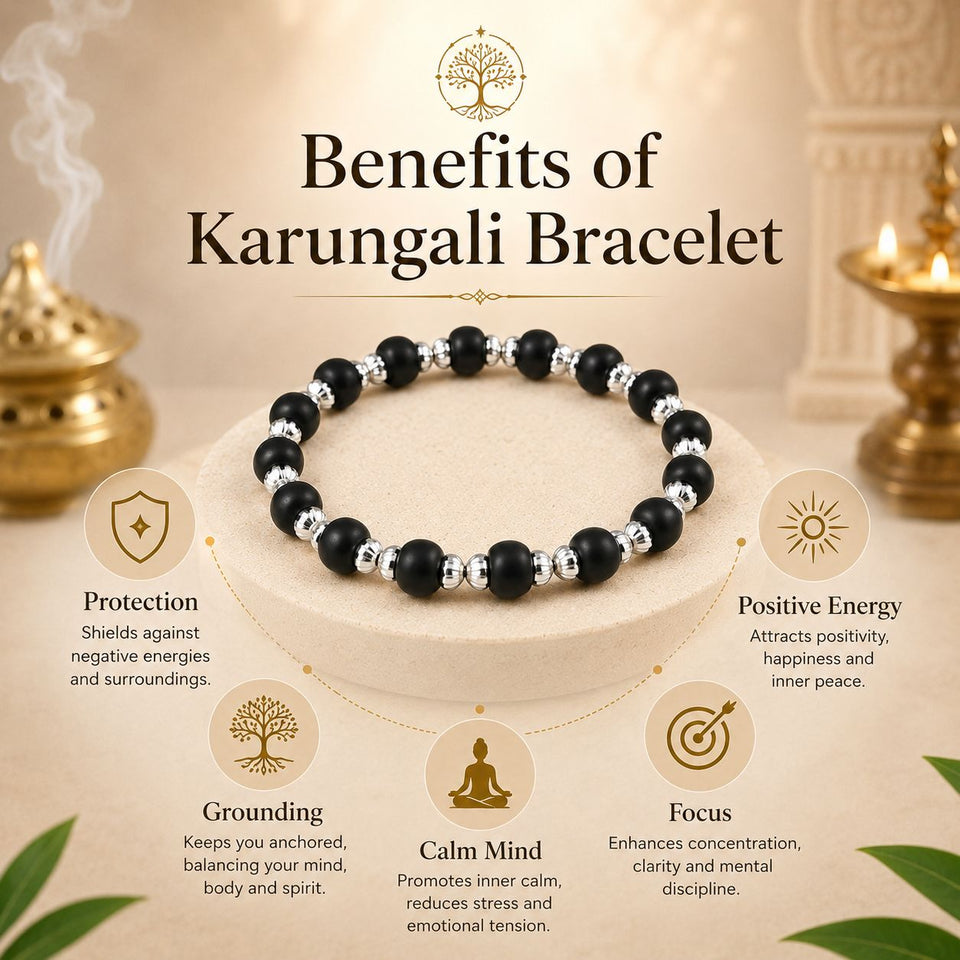 Karungali Bracelet – Sacred Protection &amp; Positive Energy