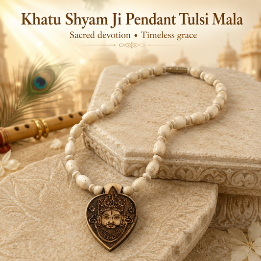 Khatu Shyam Ji Pendant Tulsi Mala