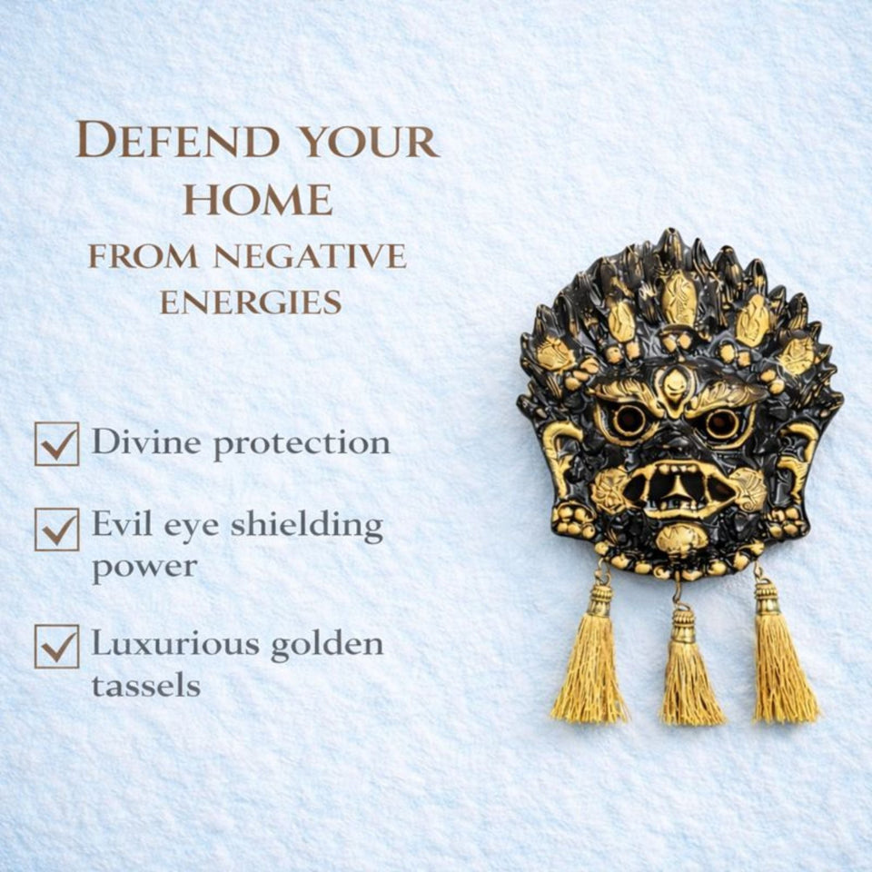 Powerful Kirtimukh Wall Hanging | Krunagali Bacelet Combo