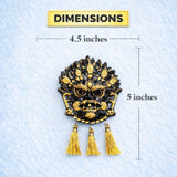 Powerful Kirtimukh Wall Hanging | Krunagali Bacelet Combo