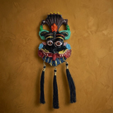 Karungali Mala & Black Multicolour Kirtimukh with Tassel Combo