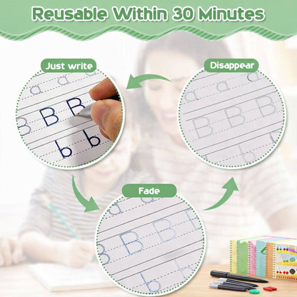 Magic Practice Copybook (4 Book + 10 Refill)