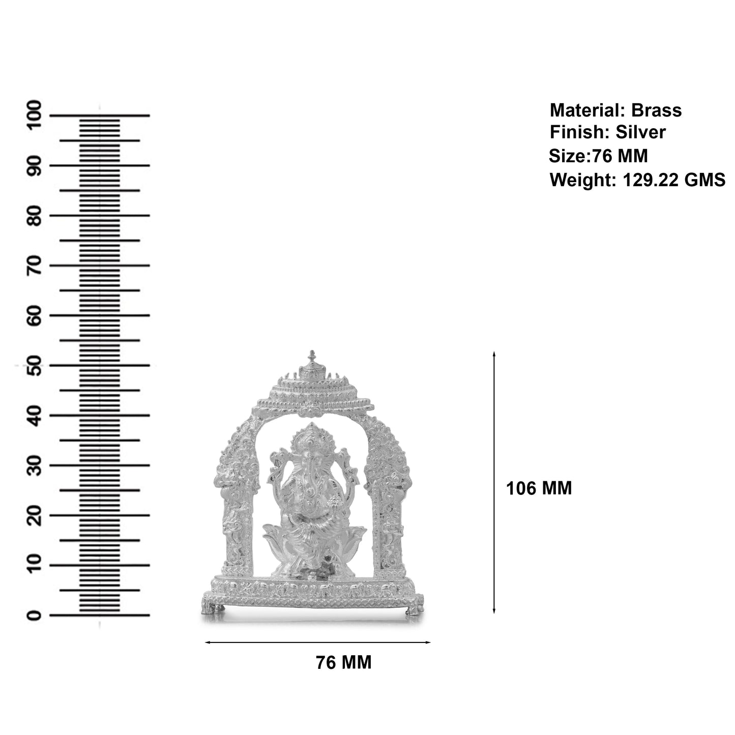 Divine Goddess Lakshmi and Ganesh Murti – Handcrafted Pooja Murti for Home & Temple