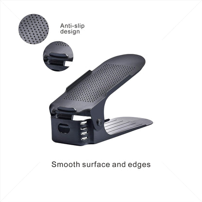 The Adjustable Shoe Rack Space Saver - Premium Quality