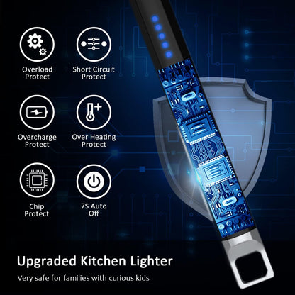 Electric Rechargeable USB Lighter with Flexible Neck