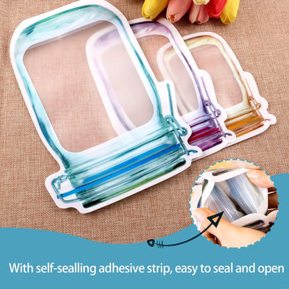 Reusable Mason Jar Ziplock Food Storage Bags