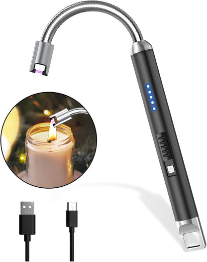 Electric Rechargeable USB Lighter with Flexible Neck