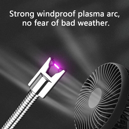 Electric Rechargeable USB Lighter with Flexible Neck