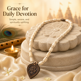 Mere Shyam Pendant with Tulsi Mala