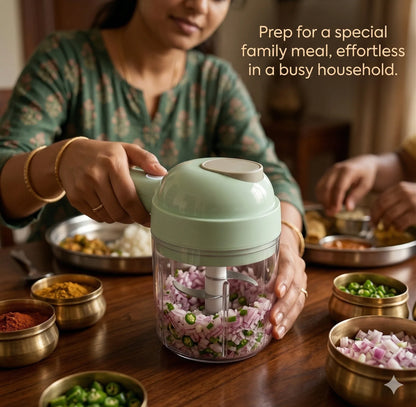ElectricChopper™ – Portable Electric Chopper | Powerful Blades | Mess-Free Cooking
