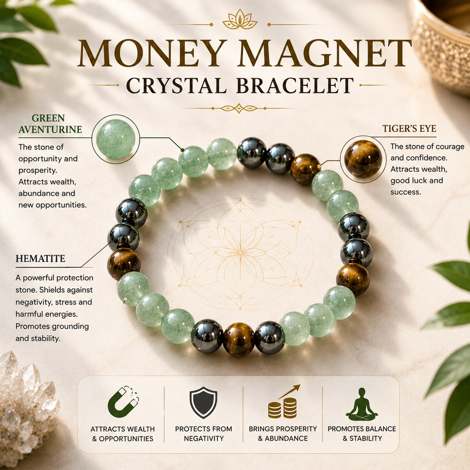 Money Magnet Crystal Bracelet