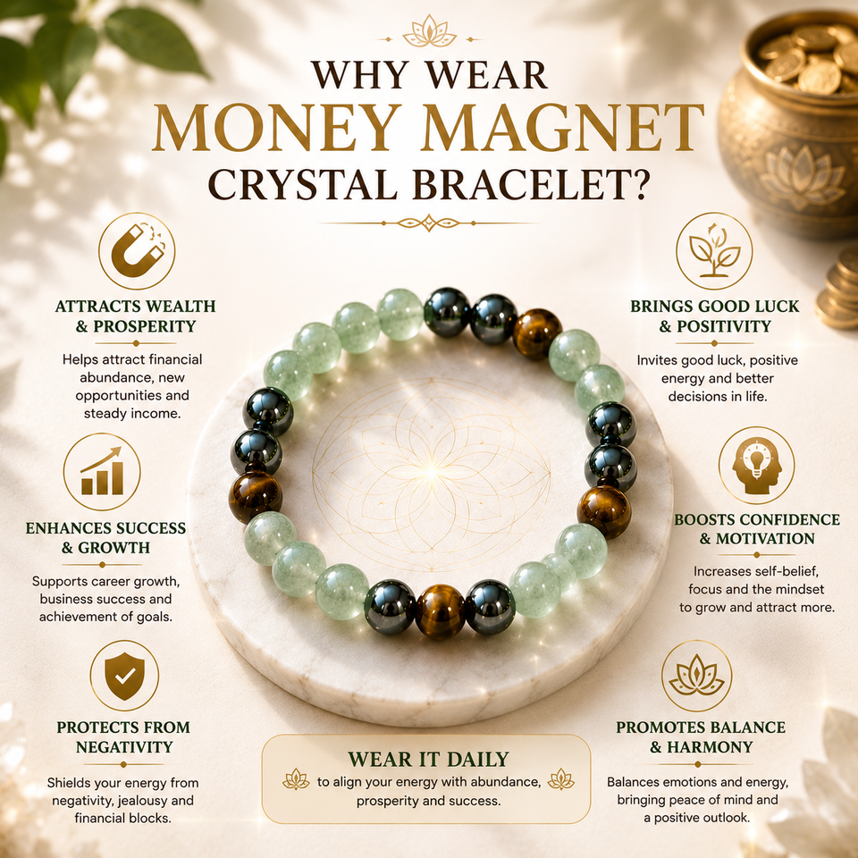 Money Magnet Crystal Bracelet