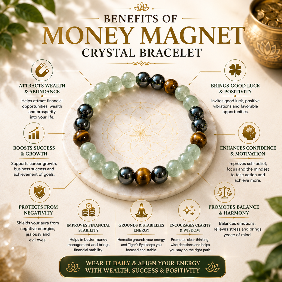 Money Magnet Crystal Bracelet