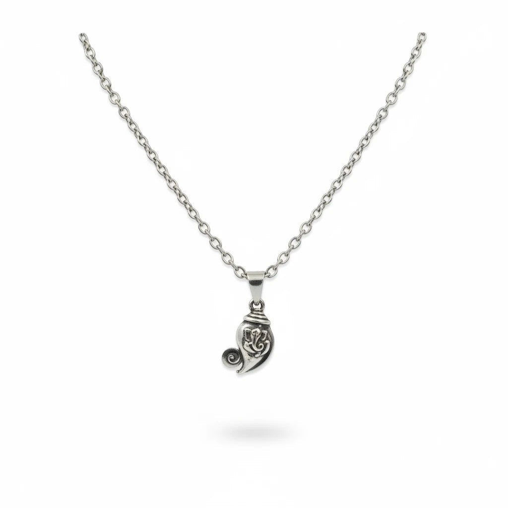 Lord Ganesha Om Artistic Pendant | Spiritual Ganpati Locket | Pendant Only